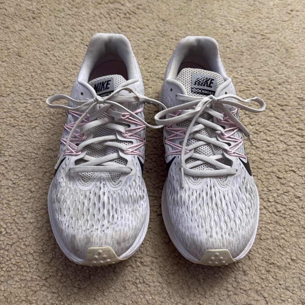Women’s Nike Gray and Pink Running Shoes